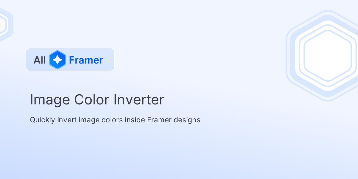 Image Color Inverter | All Framer