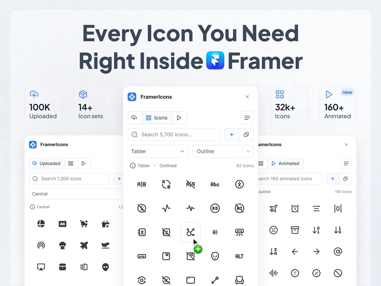 FramerIcons – Icon Library