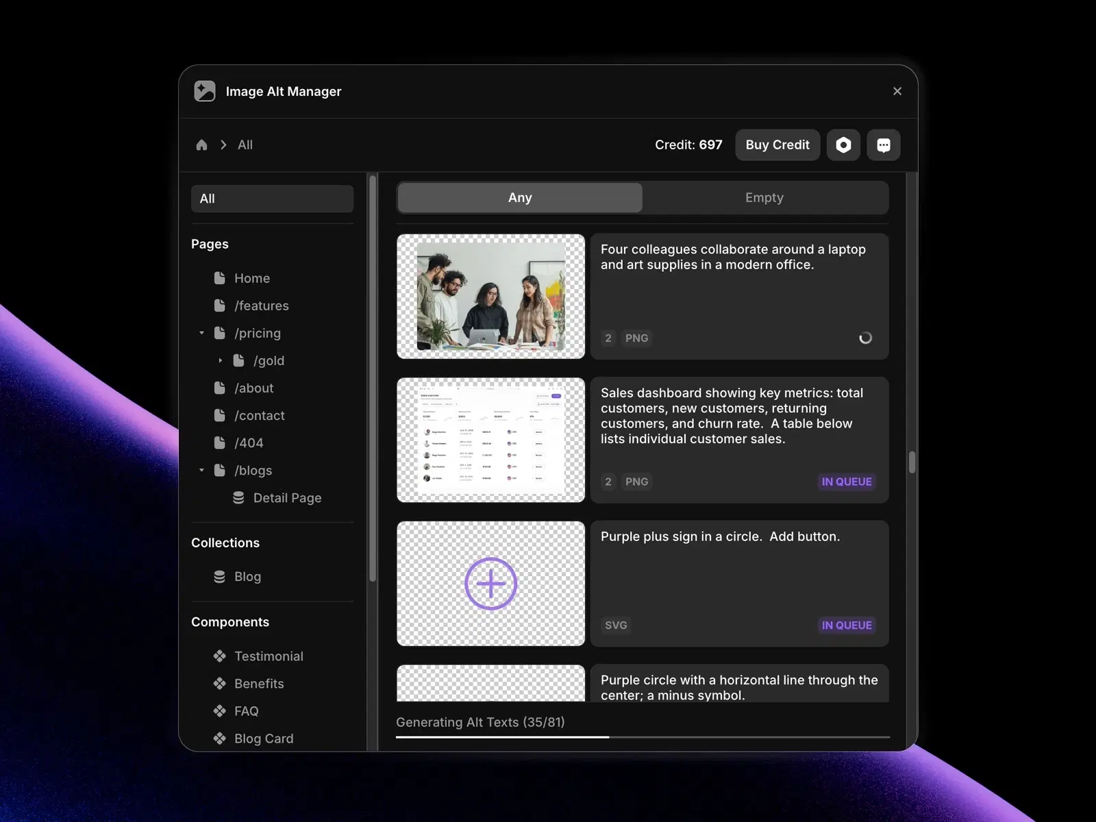 Image Alt Manager | All Framer
