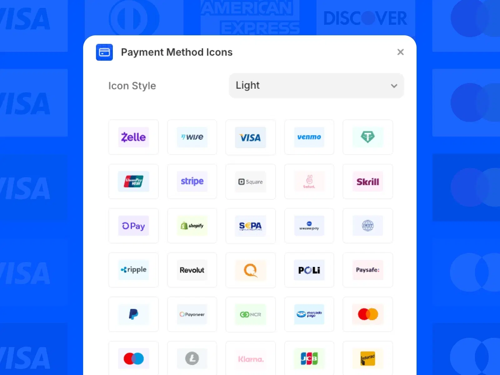Payment Method Icons | All Framer