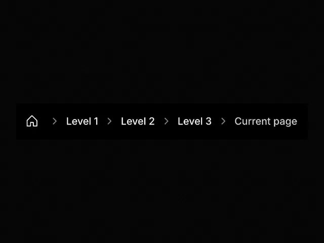 Breadcrumbs components 