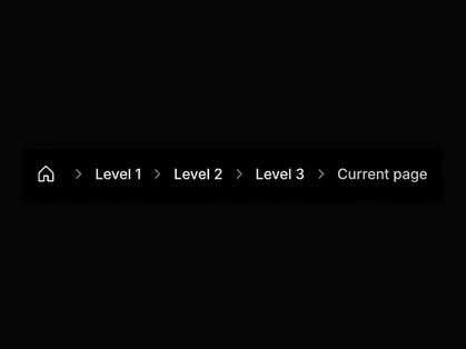 Breadcrumbs components 