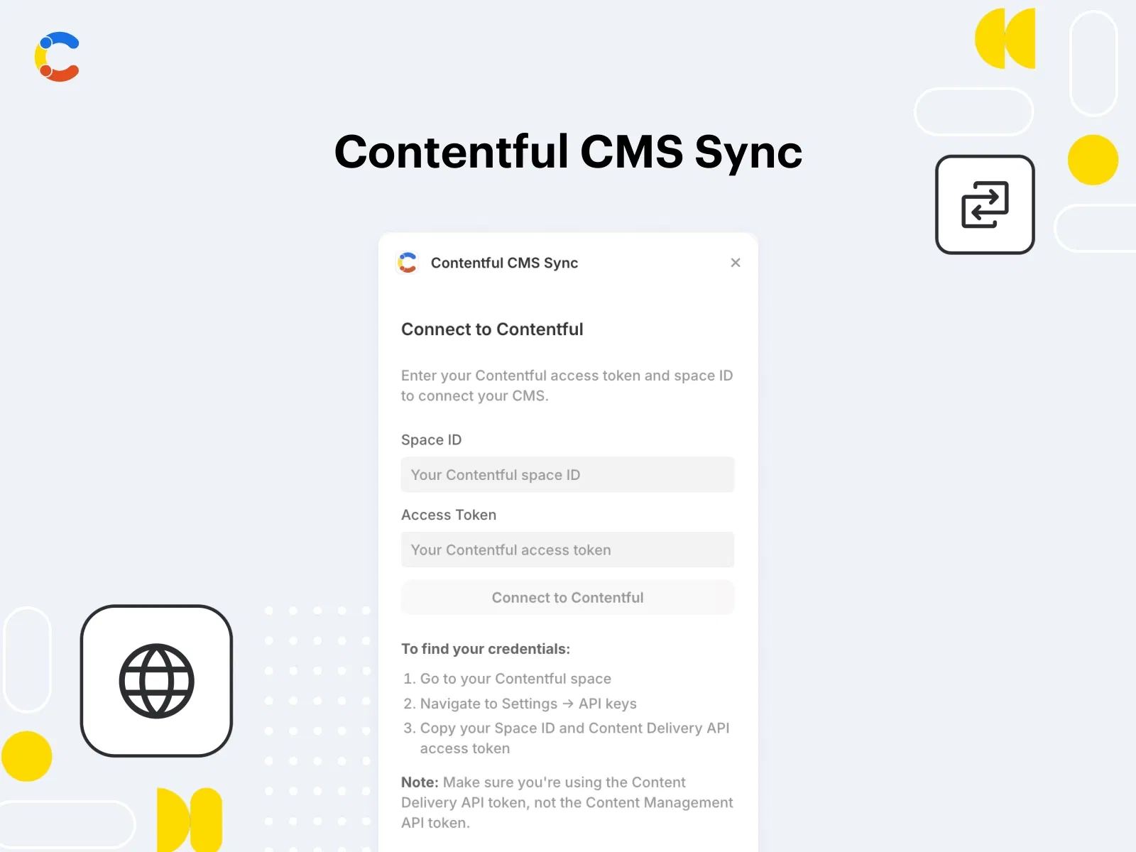 Contentful CMS Sync