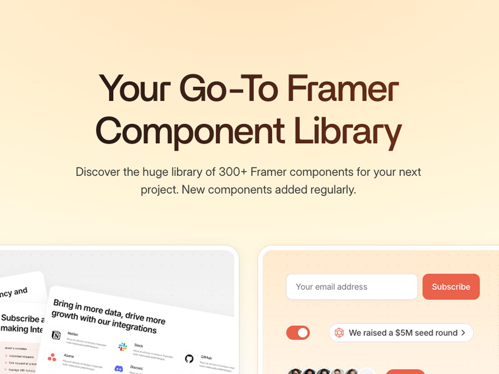 Framerize: Ready-to-Use Blocks
