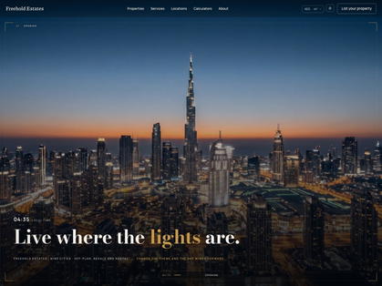 Freehold: Premium Real Estate & Property Marketplace Framer Template