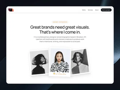 Henna: Portfolio template