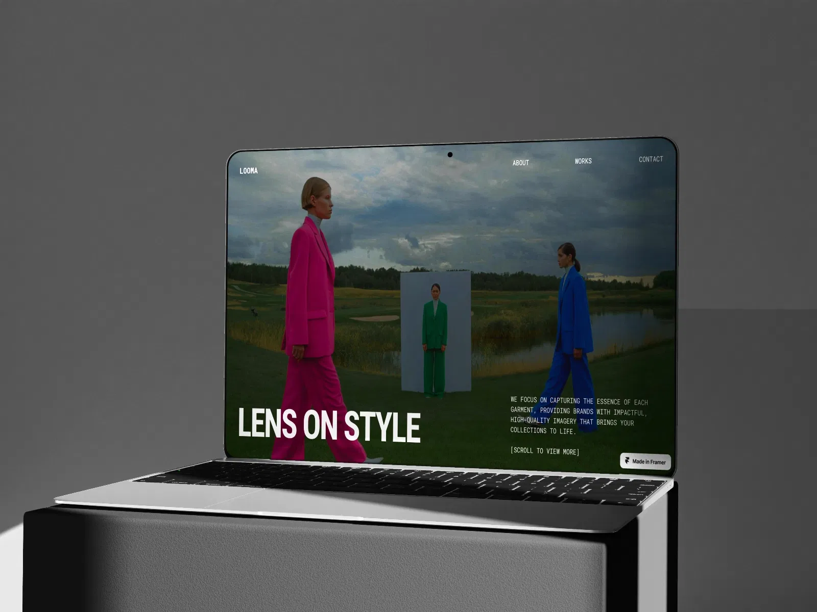 Looma - Free Photography Portfolio