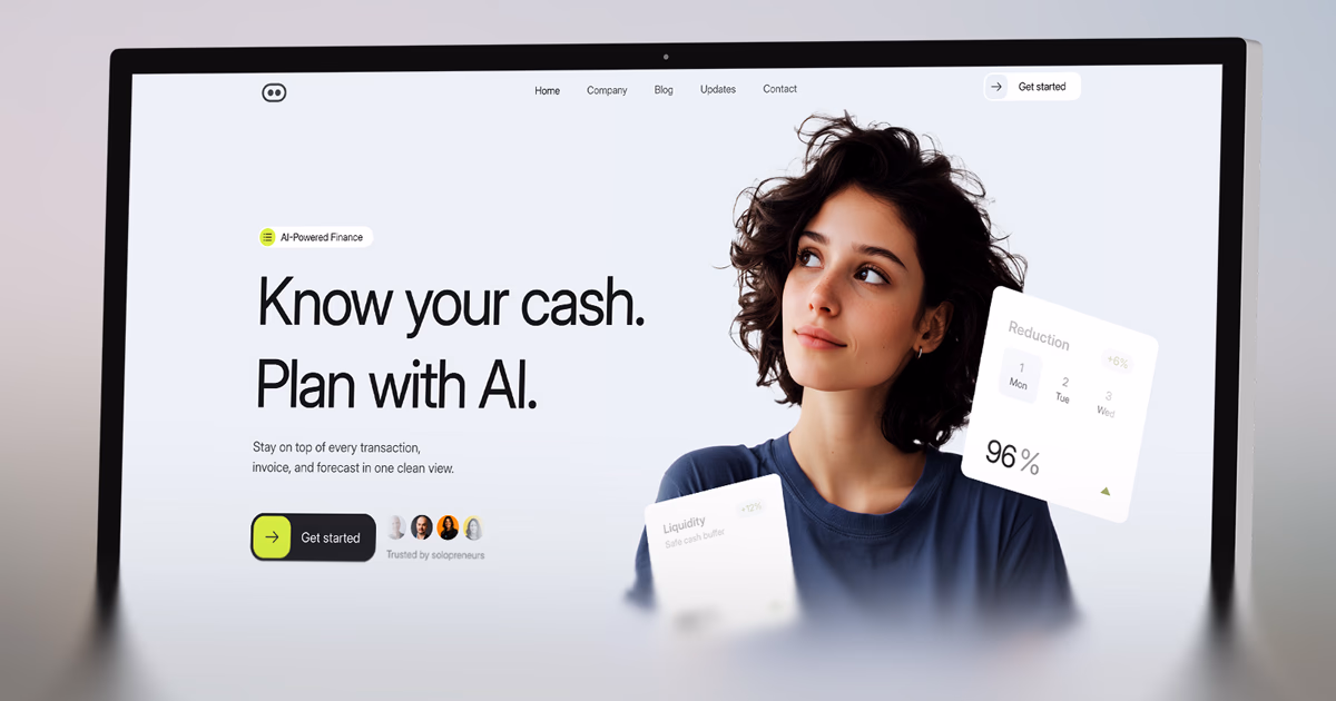 Makro · AI Finance SaaS Landing Page