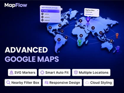 MapFlow · Interactive Google Maps for Framer