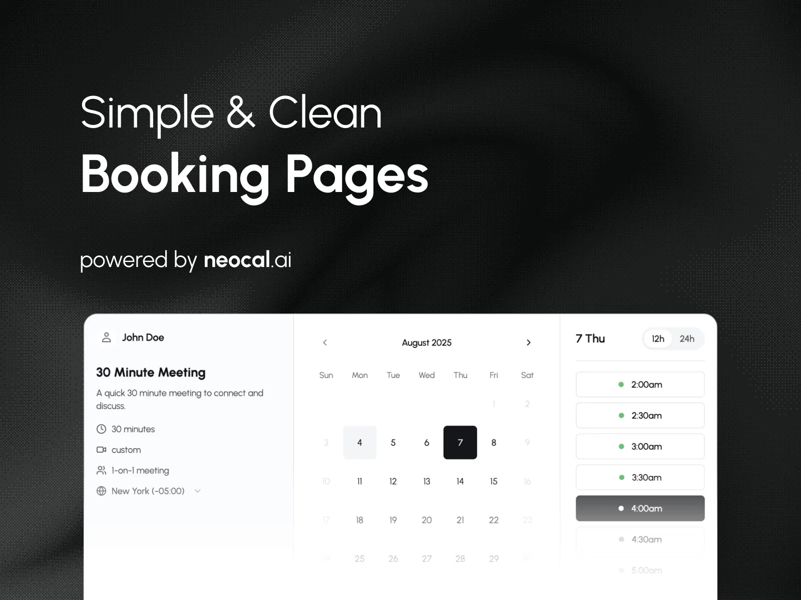 Neocal - Calendar Booking