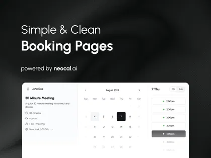 Neocal - Calendar Booking