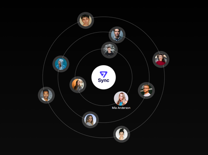 Orbit Team Section · Orbit Motion for Team Profiles