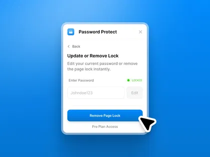 Password Protect