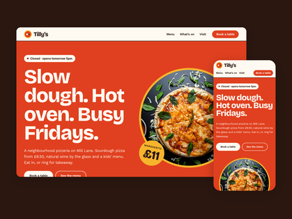 Dough Pizzeria: Pizza Restaurants Template