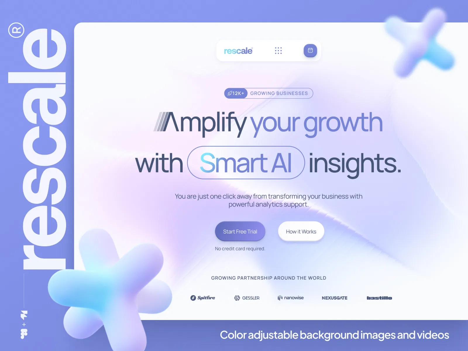 Rescale - SaaS Landing Page