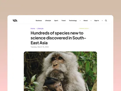 Swen - Blog & News Template