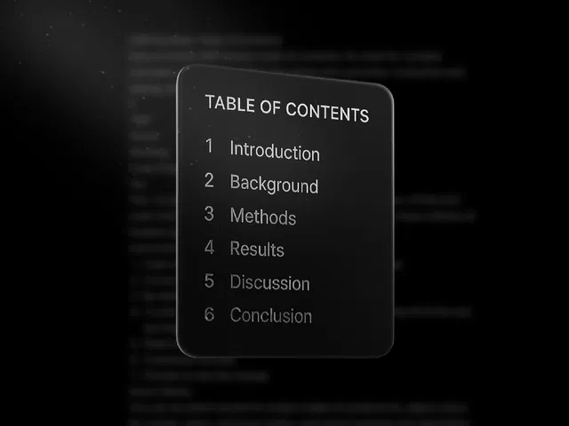 Table of Contents