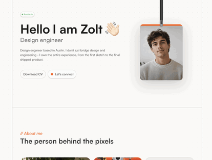 Zolt - Portfolio Template